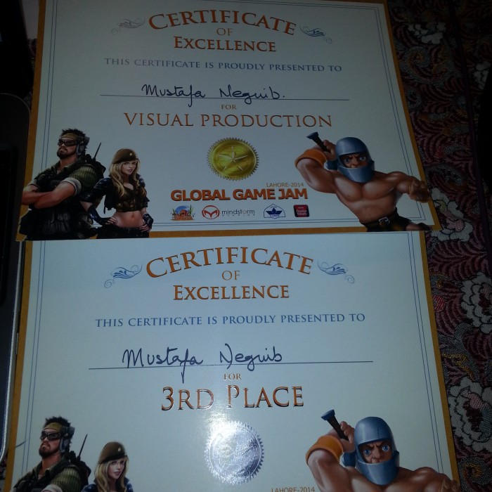 My certificates